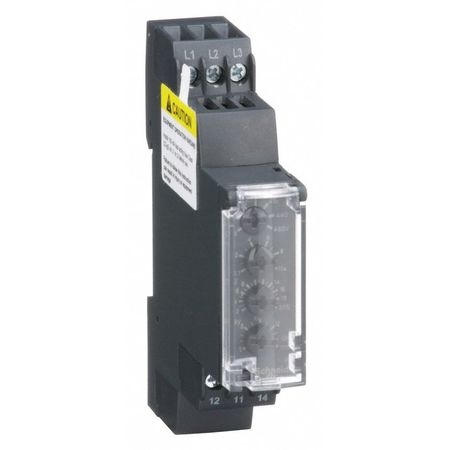 SCHNEIDER ELECTRIC 3 Phase Monitor Relay, SPDT, 480VAC, 6 Pin RM17TE00