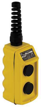 Square D Pendant Push Button Station, 2NO, Yellow 9001BW90YU