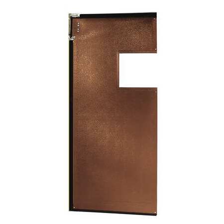 CHASE Swinging Door, 7 x 2.5 ft, Medium Brown AIR2003084MBR