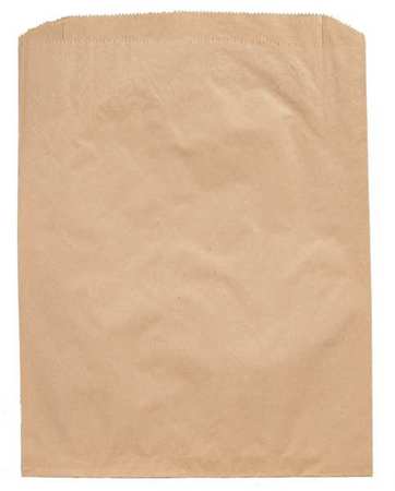 ZORO SELECT Merchandise Bag Pinched Bottom 12"x15" Brown, Pk1000 14871
