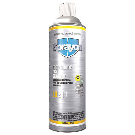 SPRAYON Dry Lubricant, General Purpose, H1 Food Grade, 13.25 oz Aerosol Can S00211000