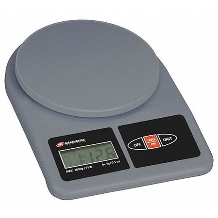 MEASURETEK Digital Compact Bench Scale 5kg/11 lb. Capacity 12R973