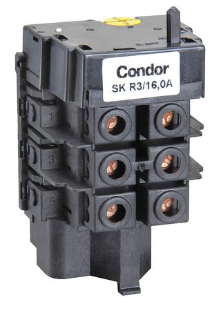 CONDOR USA Thermal Overload, 10 to 16A, 3-Phase, MDR3 SK-R3/16