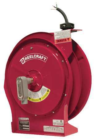 Reelcraft 50 ft. 12/4 Extension Cord Reel 16.0 A Amps 0 Outlets