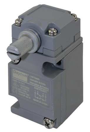 DAYTON Heavy Duty Limit Switch, Maintained, SPDT, 10A @ 600V AC, Actuator Location: Side 12T837