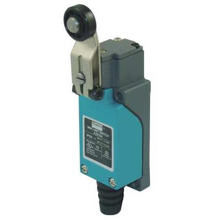 Dayton Limit Switch, Roller Lever, Rotary, SPDT, 10A @ 300V AC, Actuator Location: Side 12T959