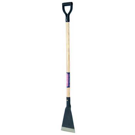 WESTWARD 7" Steel Ice Chopper/Scraper with 39" Wood Handle 12U483