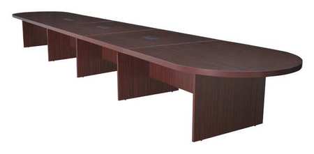 REGENCY Race TrackLegacy Modular Conference Tables, 240X52X29, WoodTop LCTRT24052MH