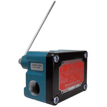 HONEYWELL Explosion Proof Limit Switch, Adjustable Rod, Rotary, 1NC/1NO, 15A @ 600V AC, Actuator Location: Top EX-AR1613