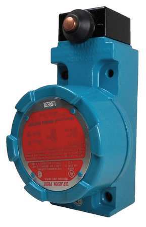 Honeywell Hazardous Location Limit Switch, Plunger, 1NC/1NO, 10A @ 600V AC, Actuator Location: Side LSXE3K