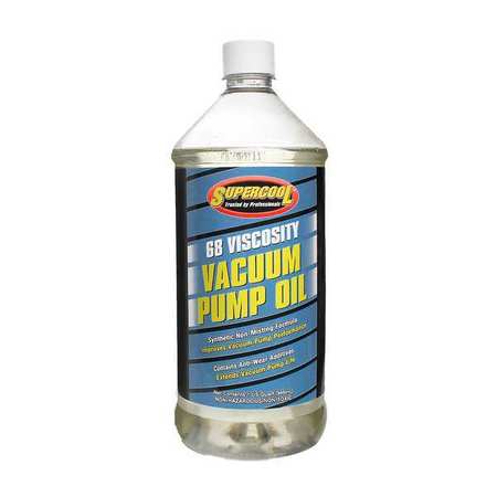 Supercool Vacuum Pump Oil, Synthetic, 32 Oz. V32