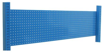 BENCHPRO Pegboard Backwall, 50 W x 2 D x 16 H, Blue PB48
