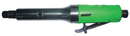 Speedaire Extended Die Grinder, 1/4 in NPT Female Air Inlet, 1/4 in Collet, Medium Duty, 25,000 RPM, 0.3 hp 12V737