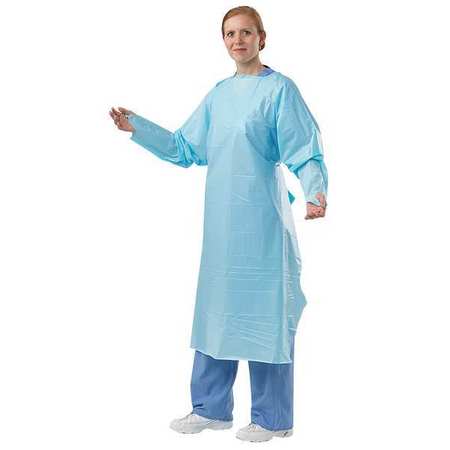 Polyco Embossed Disposable Gown, L, 48 In. L, PK15 11500