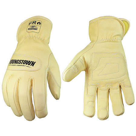 YOUNGSTOWN GLOVE CO Goat Grain Leather, Arc Rated, 3X, PR 12-3365-60 3X