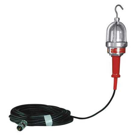 LARSON ELECTRONICS LED Drop Light, Ex-Prf, 120V, 75ft 5-15Epp EHL-LED-7W-75-EPP-1227-1523