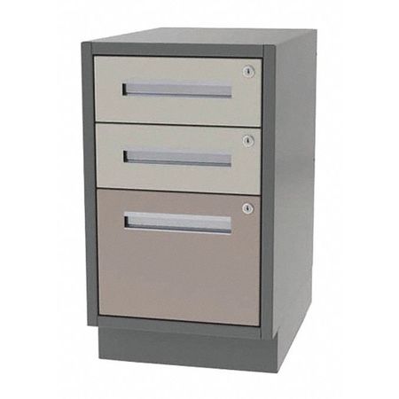 GREENE MANUFACTURING Cabinet, 2 Box/1 Drawer, 16"Wx28"Dx28"H DT-1628-0201