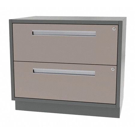 GREENE MANUFACTURING 42" W 2 Drawer Cabinet DT-4221-0002