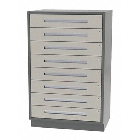 Greene Manufacturing Inc Tall Cabinet 8 Drawer 36 Wx24 Dx50 H