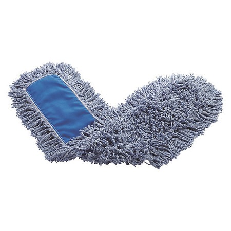 Rubbermaid Commercial 48 in Dust Mop, Twisted Looped-End, Blend FGJ25700BL00