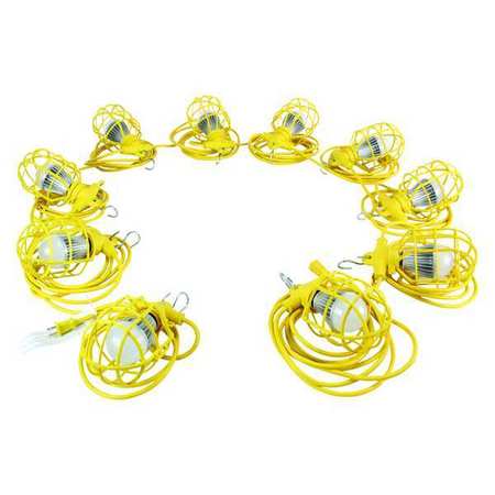 Larson Electronics String Light, 100 ft., LED, 125V, 100W WAL-SL-10-LED-12.3-1227-5.15