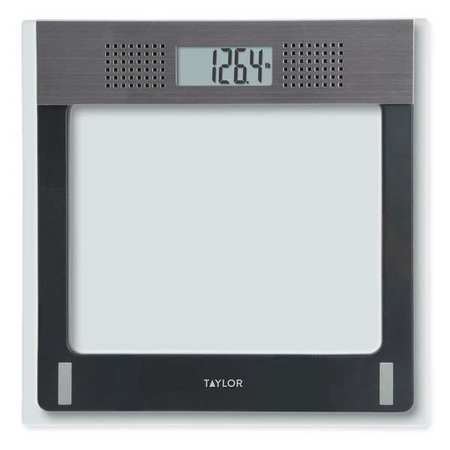 TAYLOR Personal Bath Scale, Stainless Steel 70844191M