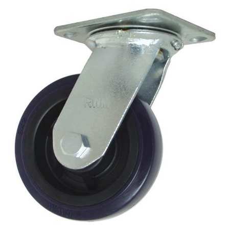 RWM Swivel, w/5x2" Urethane Wheel, Caster Load Rating Range: Medium-Duty 45-UPR-0520-S