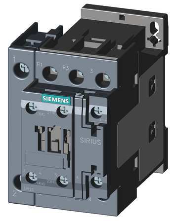 SIEMENS IEC Magnetic Contactor, 4 Poles, 110/120 V AC, 25 A, Reversing: No 3RT25261AK60