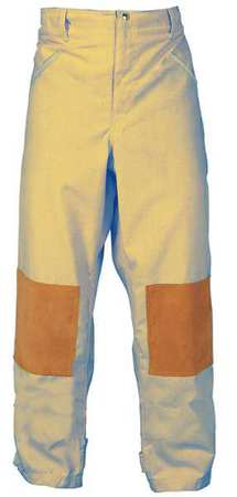 FIRE-DEX Turnout Pants, Tan, 2XL, Inseam 31 In. FS1P0070002