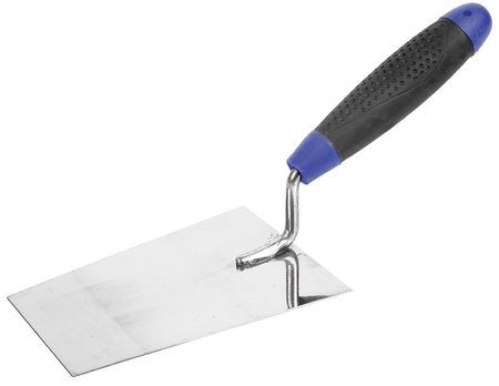 WESTWARD Bucket Trowel, 7 x 4-1/2, SS, SoftGrip 13A652