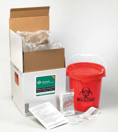 STERICYCLE RMW MB System w/Spill Kit, 5 Gal 5GWMSK