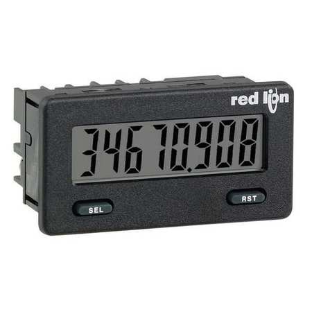 Red Lion Controls Electronic Counter Ratemeter, 8 Digit, LCD CUB5R000
