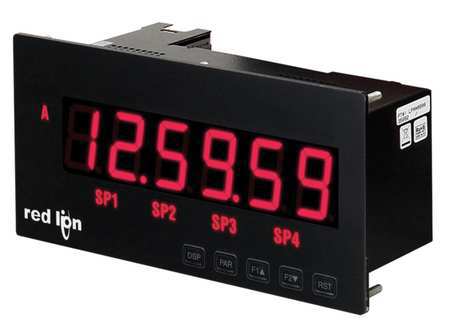 RED LION CONTROLS 6-Digit Large Display for MPAXCK, MPAXTM LPAXCK00