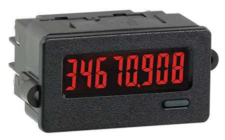 RED LION CONTROLS Counter, 2 Line Reflective LCD, 6 Digits C48CS004