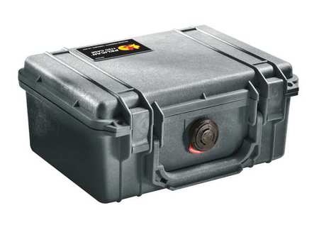 PELICAN Black Protective Case, 9.4"L x 7.8"W x 4.29"D 1150NF