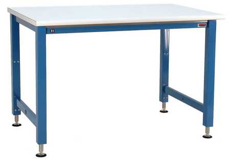 BENCHPRO Electric Workbenches, Laminate, 72" W, 30" to 42" Height, 1000 lb., Straight AEF3672