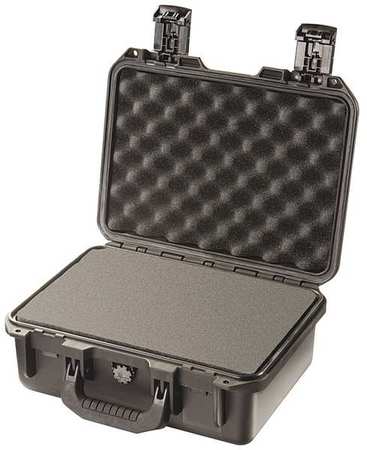 PELICAN Black Protective Case, 14.2" L x 11.4" W x 6-1/2" D IM2100