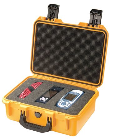 Pelican Yellow Protective Case, 14.2"L x 11.4"W x 6-1/2"D IM2100