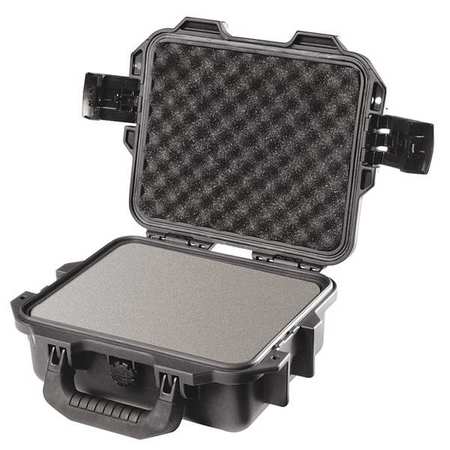 Pelican Black Protective Case, 11.8"L x 9.8"W x 4.7"D IM2050