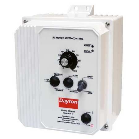 DAYTON Variable Frequency Drive, 3 HP, 208-240V 13E637