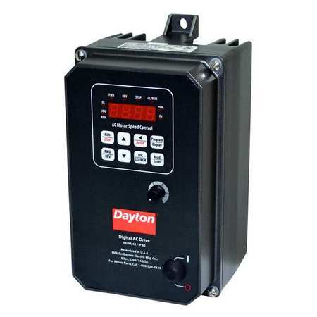 DAYTON Variable Frequency Drive, 1 HP, 208-240V 13E650