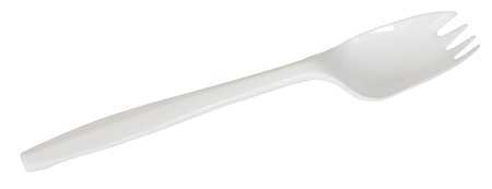 DIXIE Spork, White, Medium Weight, PK960 SSPK21P