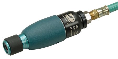 Dynabrade Straight Pencil Grinder, 1/4 in NPT Female Air Inlet, 1/8" Collet, General, 25,000 RPM, 0.4 hp 52861