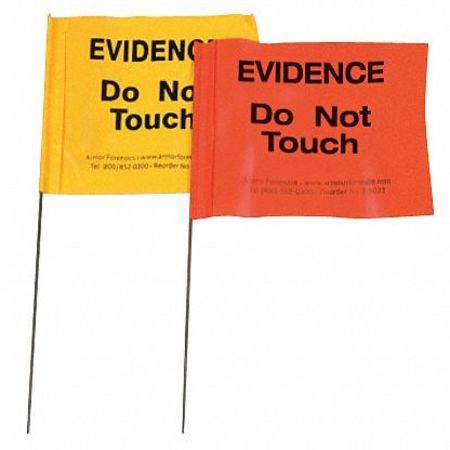 CORTECH Evidence Flags, Yellow, PK100 35031