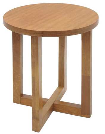 Regency RoundChloe End Tables, 21W, 21L, 23H, WoodTop, Medium Oak HWTE2123MO