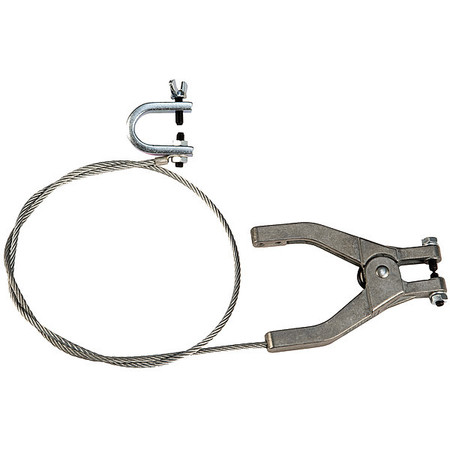 ZORO SELECT Ground Wire with Clamp and C-Clamp 08498