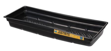 JUSTRITE Spill Tray, 12 gal Spill Capacity, Polyethylene 28715