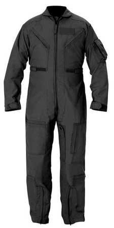 PROPPER Coverall, Chest 33 to 34In., Black F51154600134S