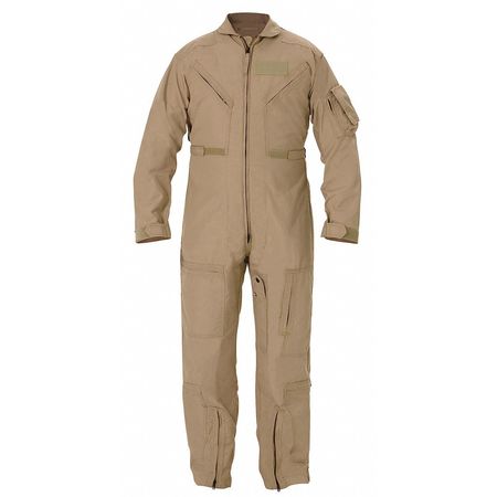 PROPPER Coverall, Chest 51 to 52In., Tan F51154622152L
