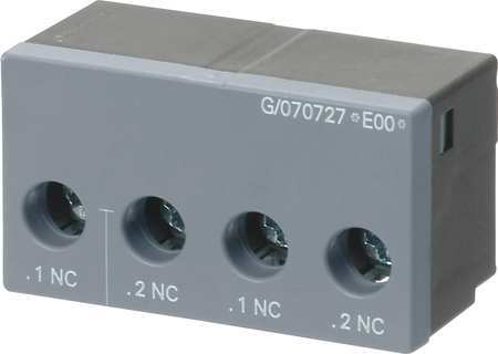 SIEMENS Compact Starter Auxilary Switch, 2 NC 3RA6912-1A